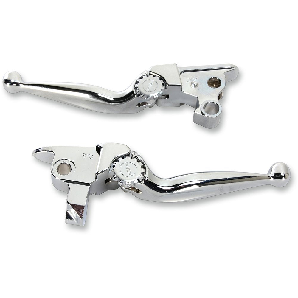 PSR Journey Adjustable Lever Set for Harley Models - Chrome 12-00602-20