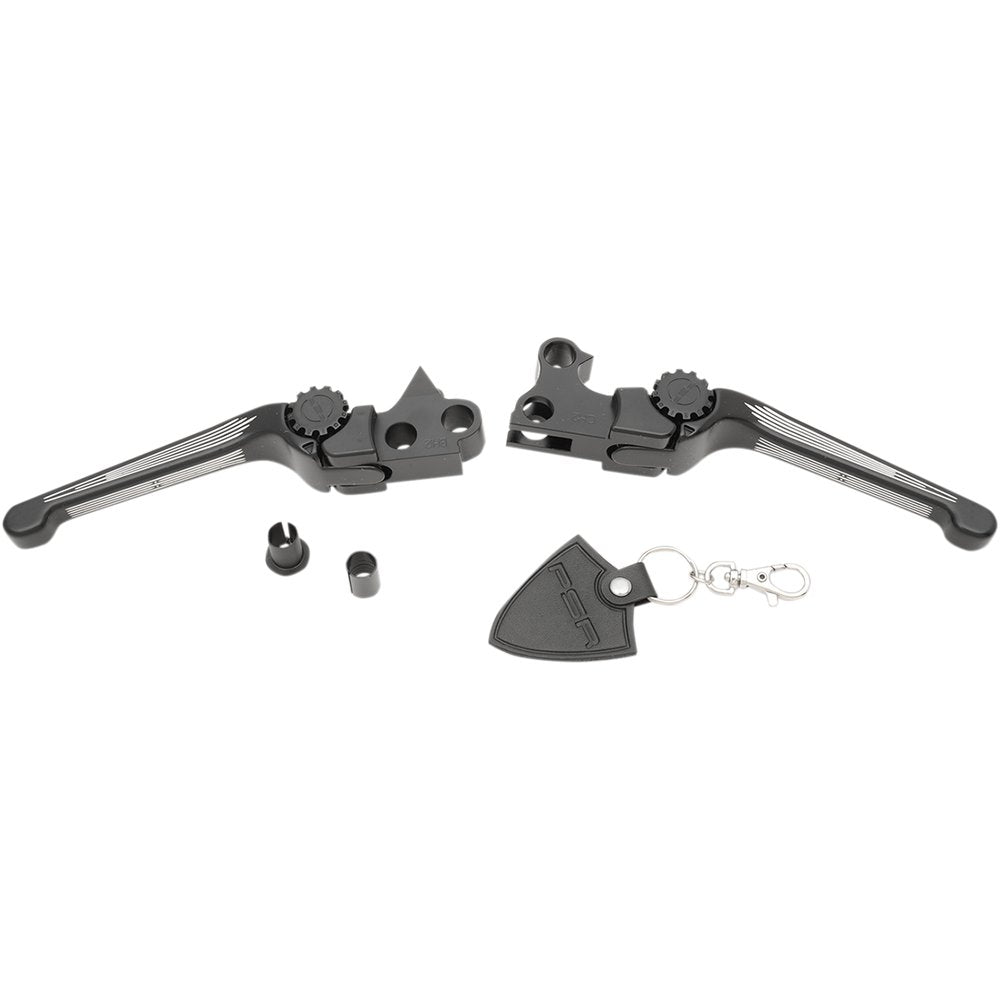PSR Anthem Adjustable Lever Set for Harley Models - Contrast 12-00651-31