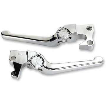 PSR Anthem Adjustable Lever Set for Harley Models - Chrome 12-00653-20