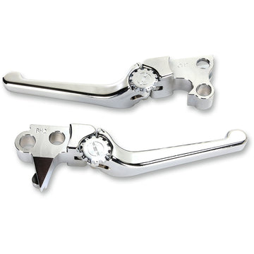 PSR Anthem Adjustable Lever Set for Harley Models - Chrome 12-00651-20