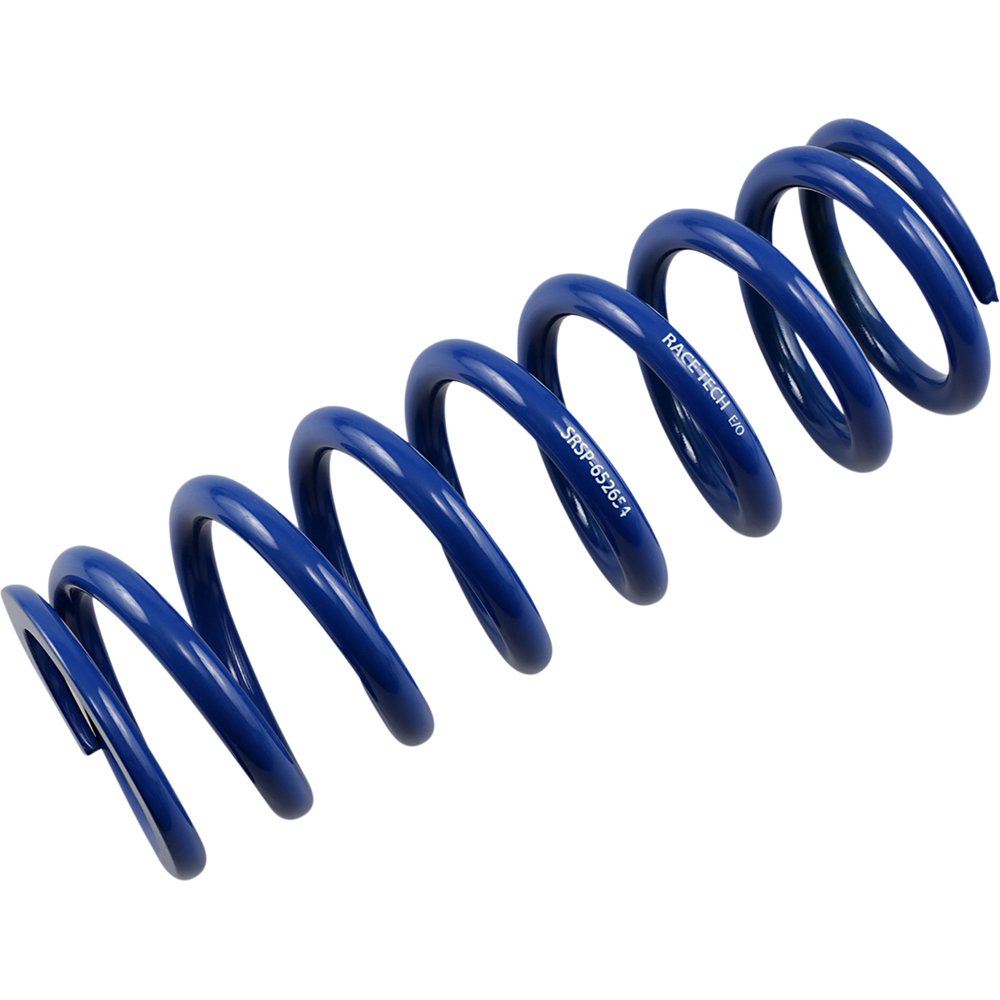 RACE TECH Shock Spring - Rear - Blue - Race Series - Spring Rate 300 lb/in SRSP 652654