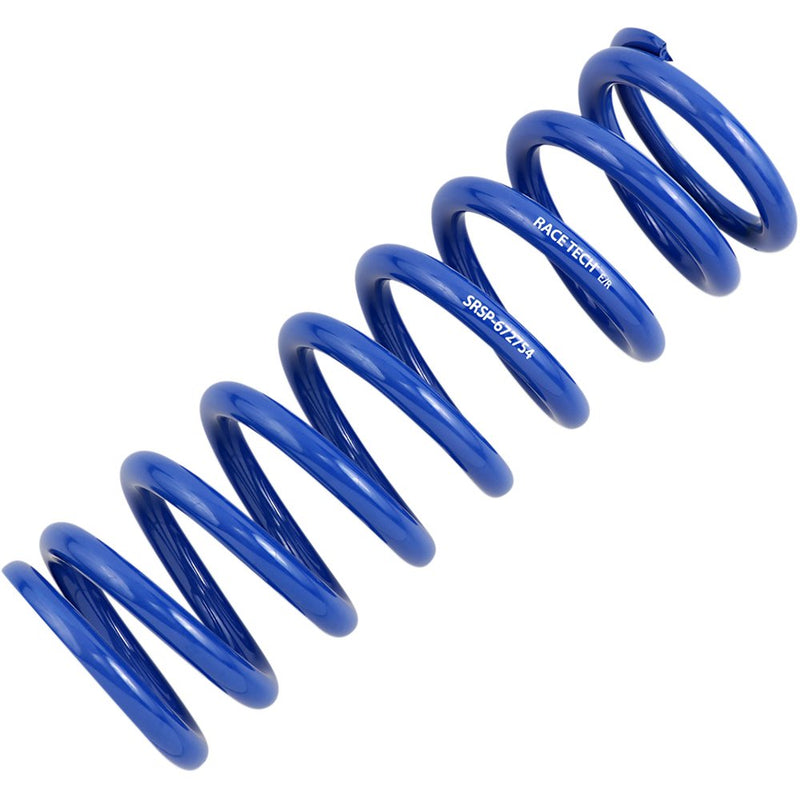 Race Tech Shock Spring - Rear - Blue - Sport Series - Spring Rate 300 lb/in SRSP 462054