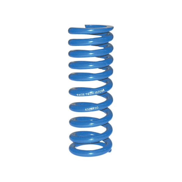 Race Tech Progressively Wound Shock Spring - Blue - P30 - Spring Rate 532 lb/in SRSP 6326P30