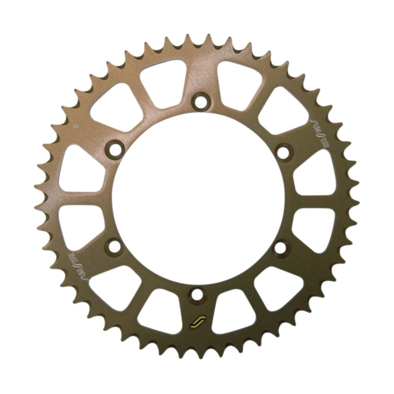 SUNSTAR SPROCKETS Rear Sprocket - 50 Tooth - Kawasaki/Suzuki - Works/Gold 5-361950