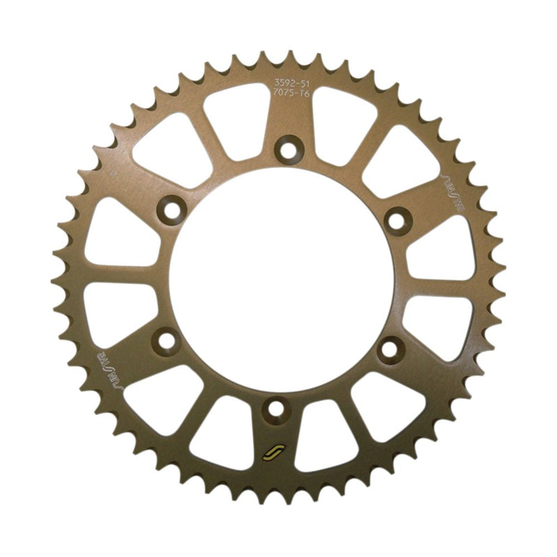 SUNSTAR SPROCKETS Rear Sprocket - 48 Tooth - Works/Gold 5-359248