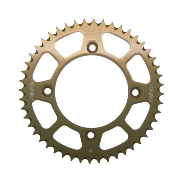 SUNSTAR SPROCKETS Rear Sprocket - 47 Tooth - Suzuki/Yamaha - Works/Gold 5-242947