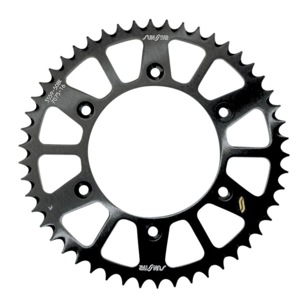 SUNSTAR SPROCKETS Rear Sprocket - 50 Tooth - Honda - Works/Black 5-355950BK