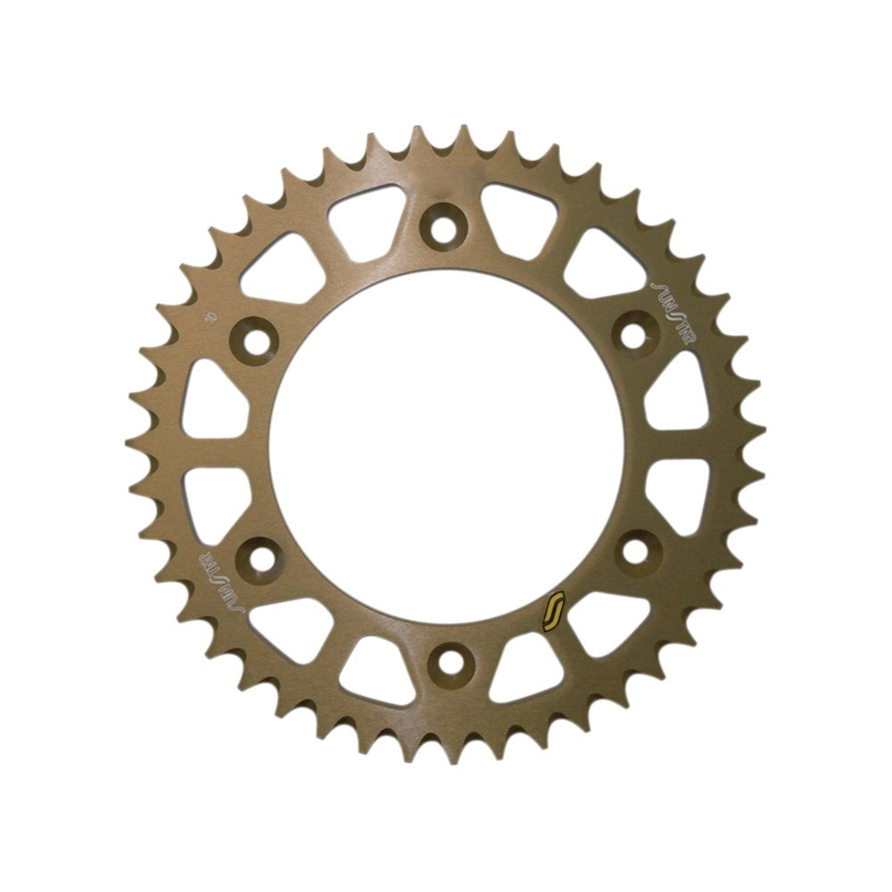 SUNSTAR SPROCKETS Rear Sprocket - 46 Tooth - Honda - Works/Gold 5-355946