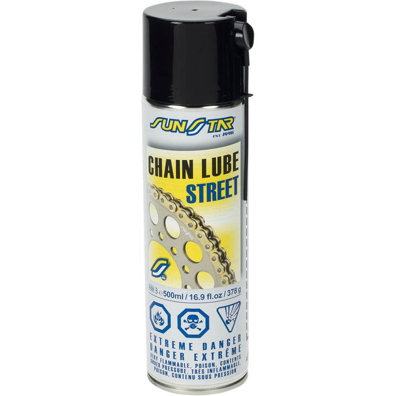 SUNSTAR SPROCKETS Street Chain Lube - 500ml - Aerosol SSLUBE-500RR