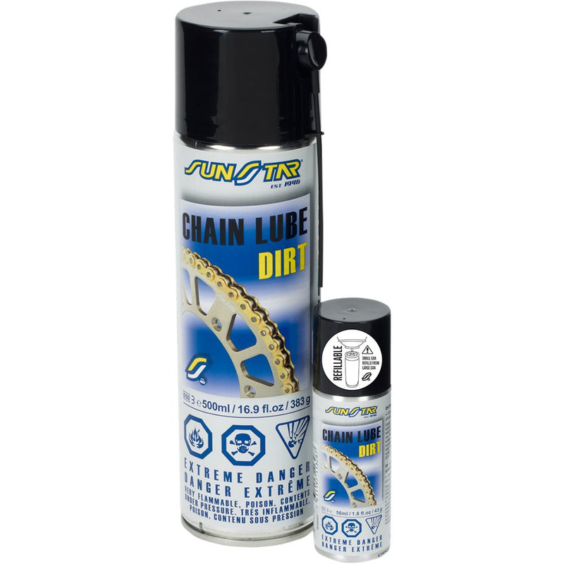 SUNSTAR SPROCKETS Off-Road Chain Lube - 500ml - Aerosol SSLUBE-500MX