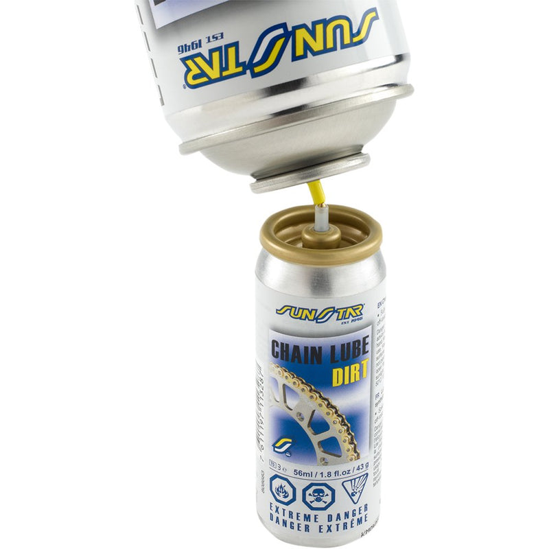 SUNSTAR SPROCKETS Off-Road Chain Lube - 56ml fl oz. - Aerosol SSLUBE-56MX
