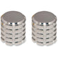 PRO PAD Docking Station Caps - Chrome DSC-FP-SC