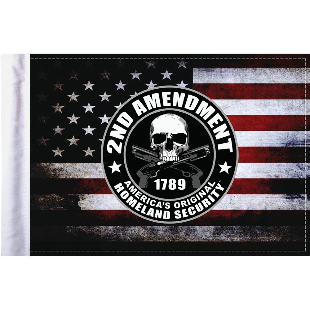 PRO PAD 2nd Amendment Homeland Security Flag - 6" x 9" FLG-HS2AMND