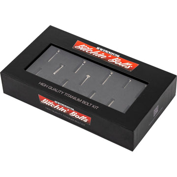 TRASK Bitchin' Bolts Hardware Kit - Titanium - M8 - Cam Cover TM-1050-C