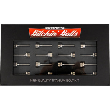 TRASK Bitchin' Bolts Hardware Kit - Titanium - M8 - Rocker Box TM-1050-D