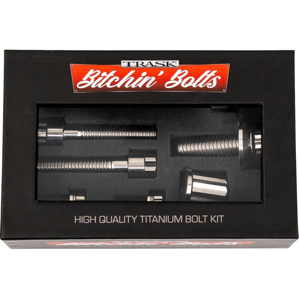 TRASK Bitchin' Bolts Hardware Kit - Titanium - M8 - Coil and Horn TM-1050-J