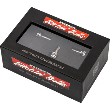TRASK Bitchin' Bolts Hardware Kit - Titanium - M8 - Derby Cover TM-1050-A