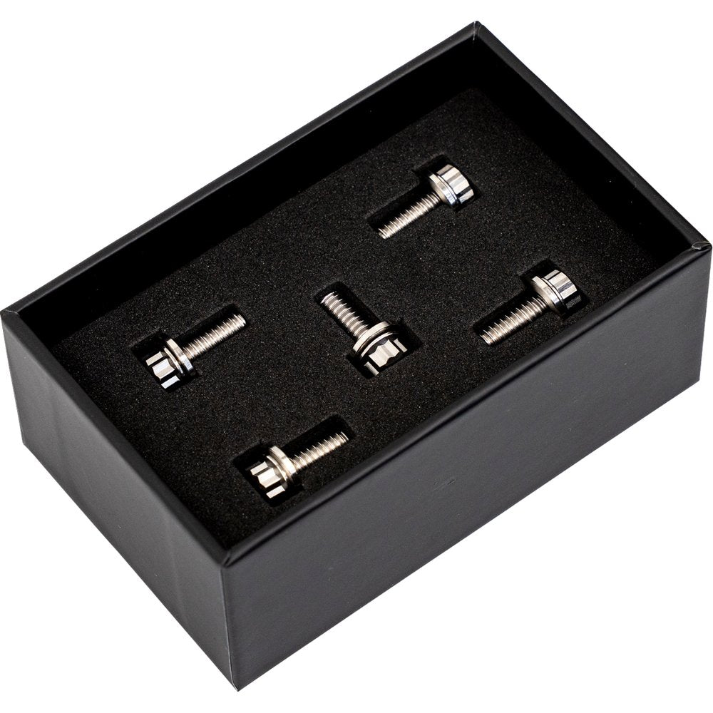 TRASK Bitchin' Bolts Hardware Kit - Titanium - M8 - Derby Cover TM-1050-A