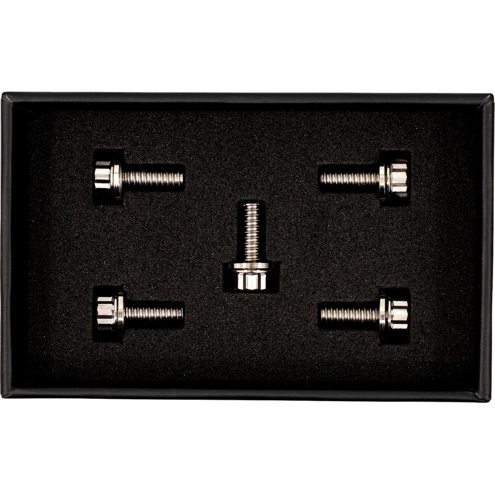 TRASK Bitchin' Bolts Hardware Kit - Titanium - M8 - Derby Cover TM-1050-A