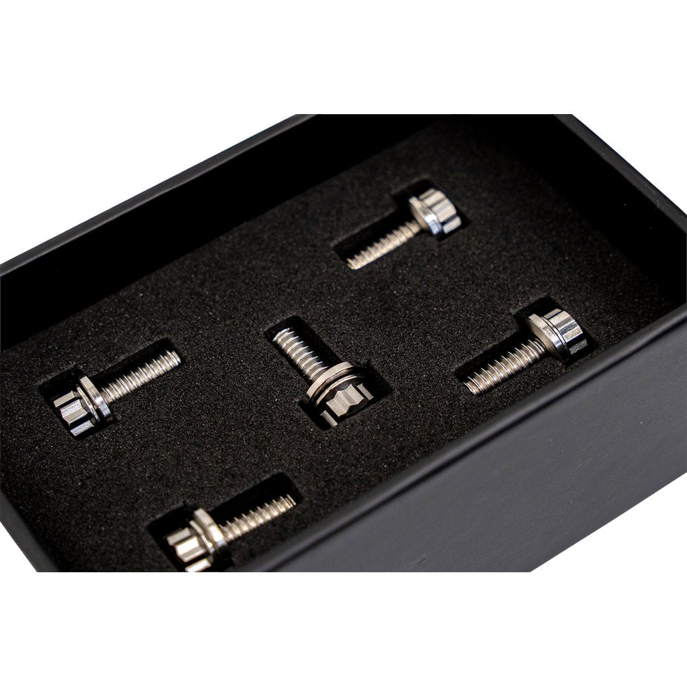 TRASK Bitchin' Bolts Hardware Kit - Titanium - M8 - Derby Cover TM-1050-A