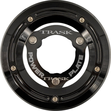 TRASK Derby Cover with Power Plate - Black - Kit - '18-'25 Softail TM-0052-BK-BK