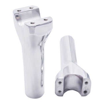 TRASK Assault Handlebar Risers - 4" x 1-1/4" - Chrome TM-8601-4CH