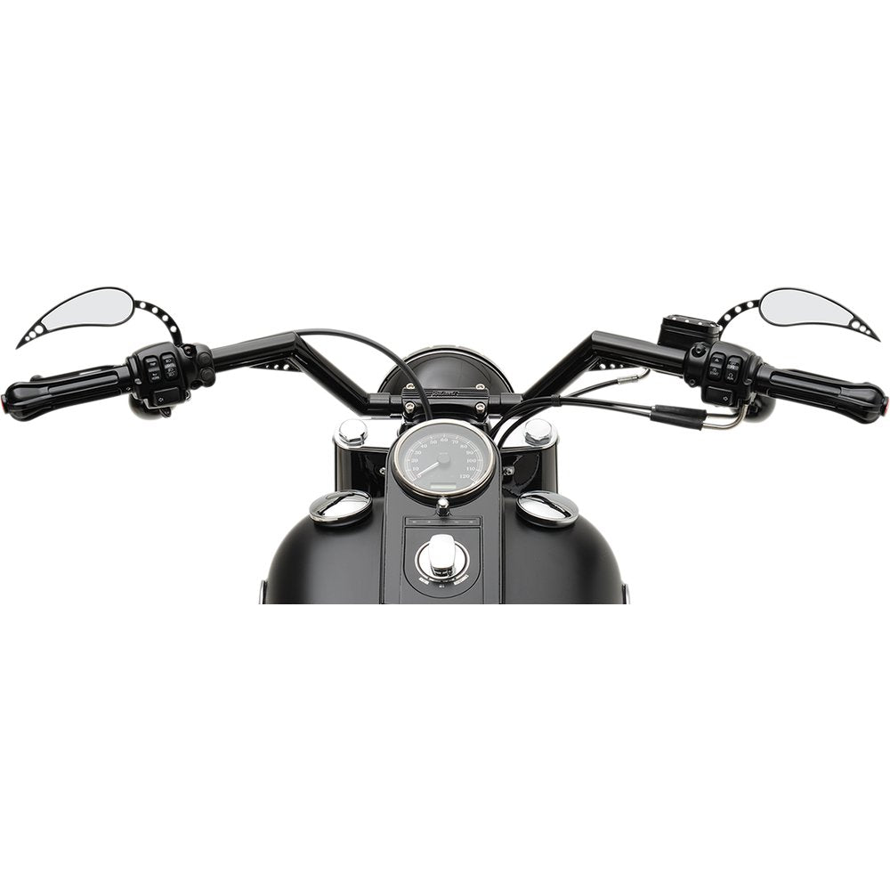 TRASK 1-1/4" V-Line Handlebar - Standard - Black TM-2019BK