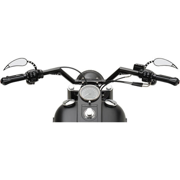 TRASK 1-1/4" V-Line Handlebar - Standard - Black TM-2019BK