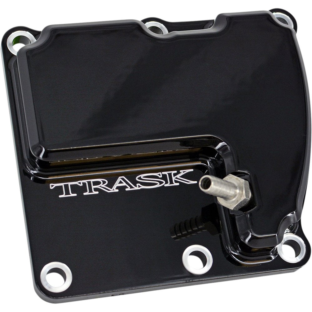 TRASK CheckM8* Vented Transmission Top Cover - Black TM-2041BK