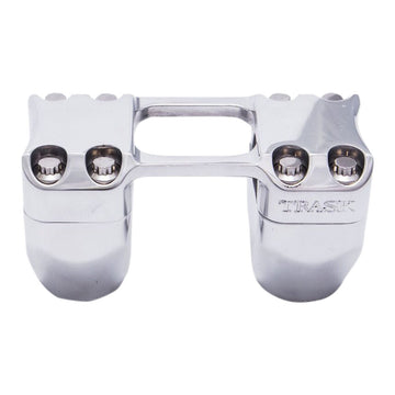 TRASK Assault Handlebar Risers - 2" x 1-1/4" - Chrome TM-8601-2CH