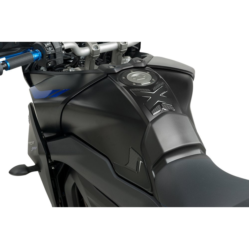 PUIG HI-TECH PARTS Tank Pad - Carbon - Yamaha 9302C