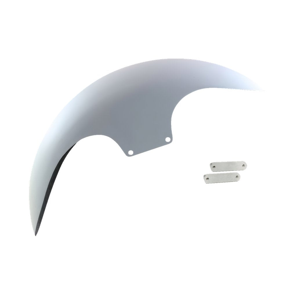 PAUL YAFFE BAGGER NATION Cafe Front Fender - 19" - Satin Adaptors PYO:CAFE-19-14L-S-C