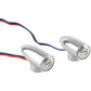 PAUL YAFFE BAGGER NATION LightningBullet - Marker LIghts - Amber/White - Chrome PYO:LB-F-DRL-C