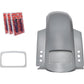 PAUL YAFFE BAGGER NATION Short Rear Fender - Sport - With Chrome Plate Frame - 3 Sets of Thunder Bolts RF-SS-3-THNDR-BLT-C