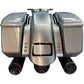 PAUL YAFFE BAGGER NATION Short Rear Fender - Sport - With Black Plate Frame - 3 Sets of Thunder Bolts RF-SS-3-THNDR-BLT-B
