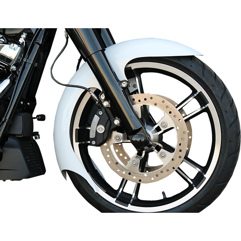 PAUL YAFFE BAGGER NATION Talon Front Fender - OEM - 16"-19" Wheel - With Satin Adapters - Touring Models TALON-OEM-14L-S