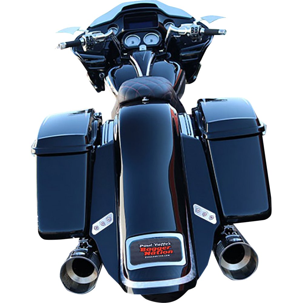 PAUL YAFFE BAGGER NATION Taillight Kit - Chrome PYO:TSLP-C