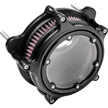 PERFORMANCE MACHINE (PM) Vision Air Cleaner Kit - Black Ops* 0206-2166-SMB
