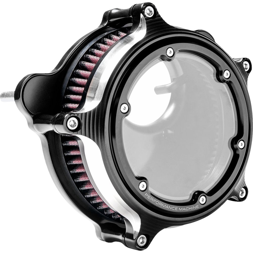 PERFORMANCE MACHINE (PM) Vision Air Cleaner Kit - Contrast Cut* 0206-2166-BM