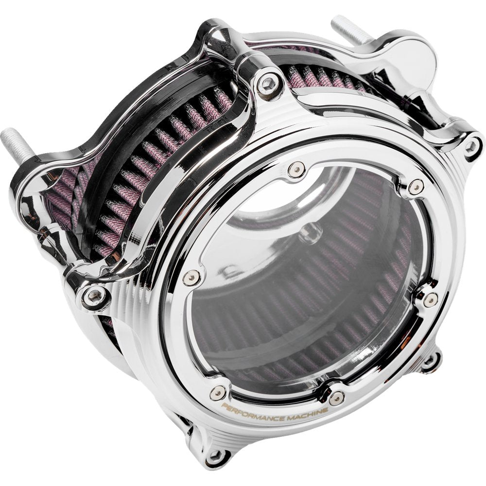 PERFORMANCE MACHINE (PM) Vision Air Cleaner Kit - Chrome 0206-2166-CH