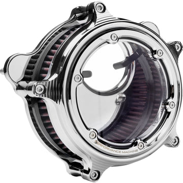 PERFORMANCE MACHINE (PM) Vision Air Cleaner Kit - Chrome 0206-2166-CH