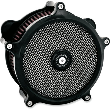 PERFORMANCE MACHINE (PM) Super Gas Air Cleaner Kit - Black 0206-2165-B