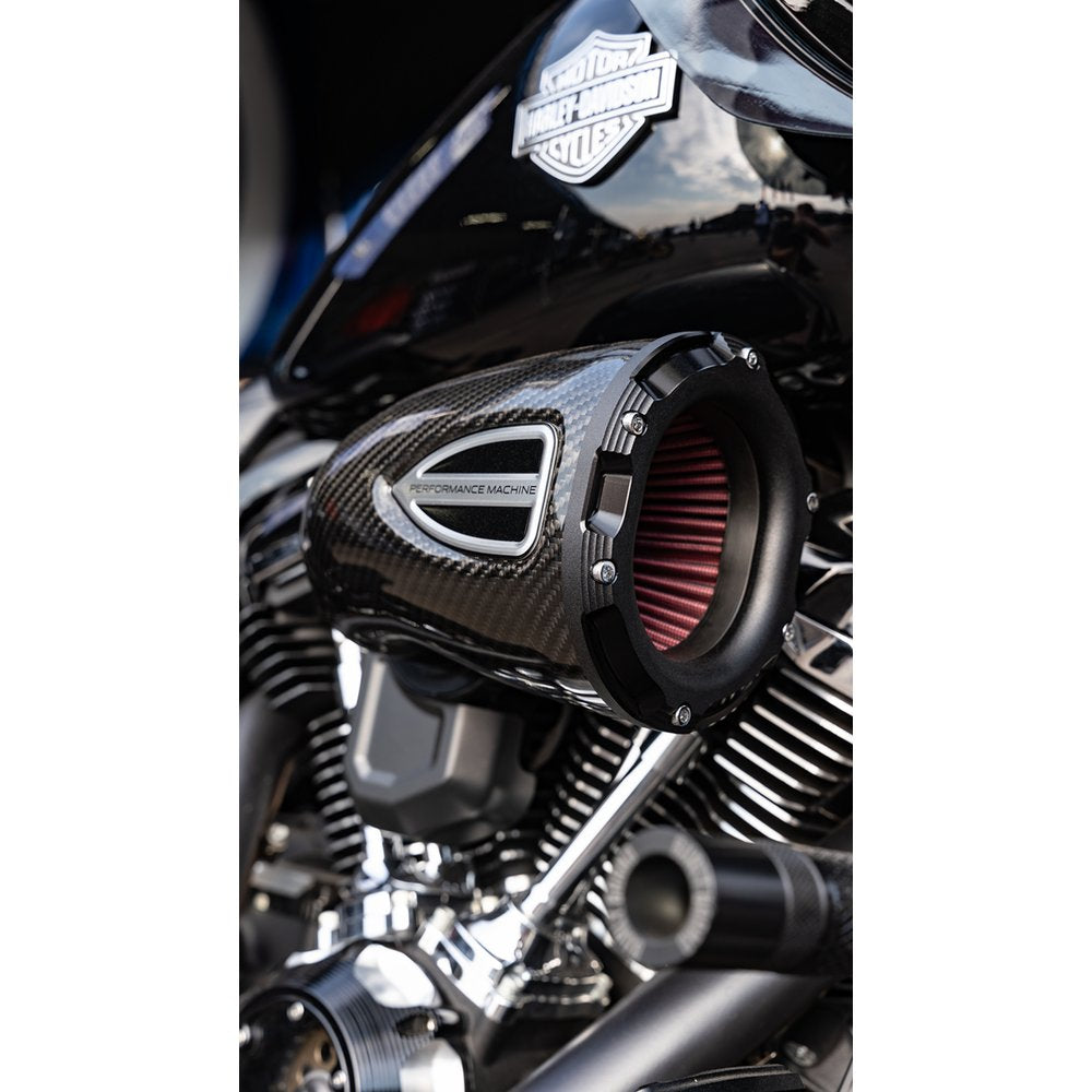 PERFORMANCE MACHINE (PM) C4 Series Air Cleaner Kit - Black Ops* - Touring 0206-2163-SMB