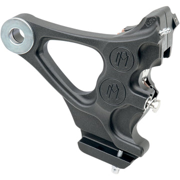 PERFORMANCE MACHINE (PM) 4-Piston Caliper - Rear - Black Ops* - 84-99 Softail 1274-0076-SMB