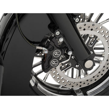 PERFORMANCE MACHINE (PM) 4-Piston Caliper - Front Right - Contrast Cut* - 11.8" 0052-2414-BM
