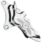 PERFORMANCE MACHINE (PM) 6 Piston Caliper - 11.5" - Left - Chrome 0051-2915-CH