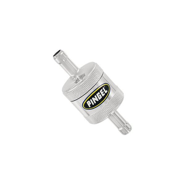 PINGEL Fuel Filter - Short - Chrome - 5/16