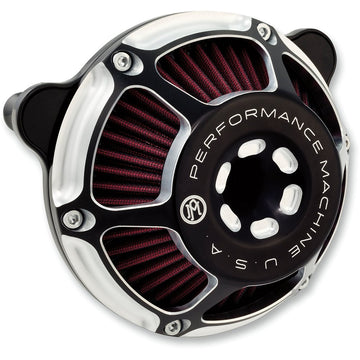 PERFORMANCE MACHINE (PM) Max HP Air Cleaner Kit - Contrast Cut* 0206-2081-BM