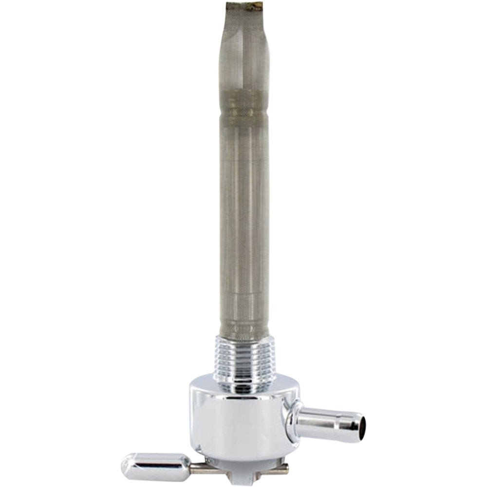 PINGEL Round Fuel Valve - Chrome - 3/8" NPT 6211-CR