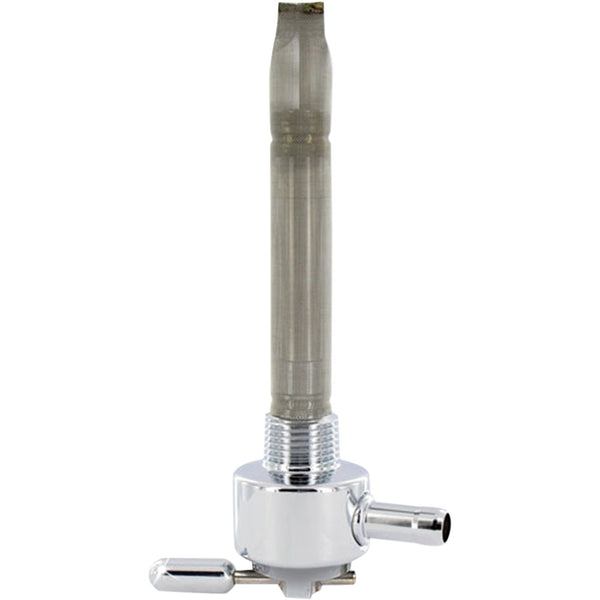 PINGEL Round Fuel Valve - Chrome - 3/8